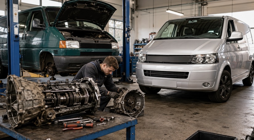 Getriebeverschleiß beim VW T4 und T5 erkennen